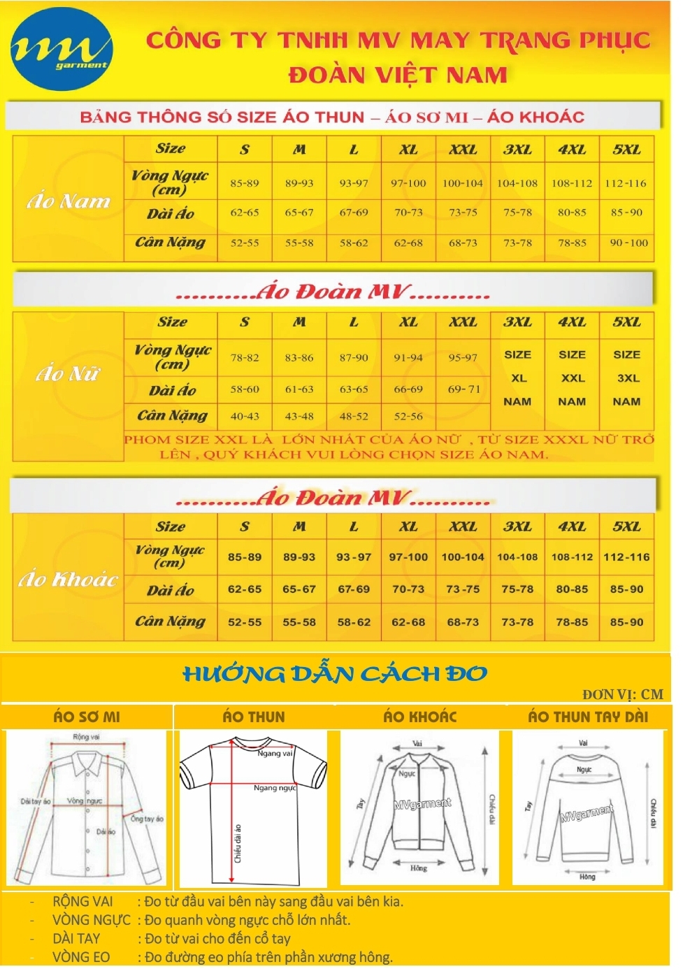bảng size áo đoàn thanh niên bang_size_ao_doan_mv