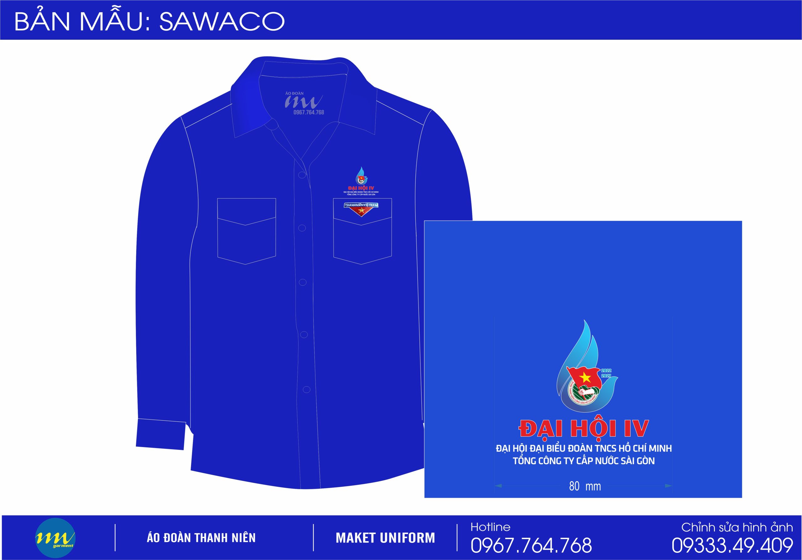 ÁO SOMI ĐOÀN SAWACO