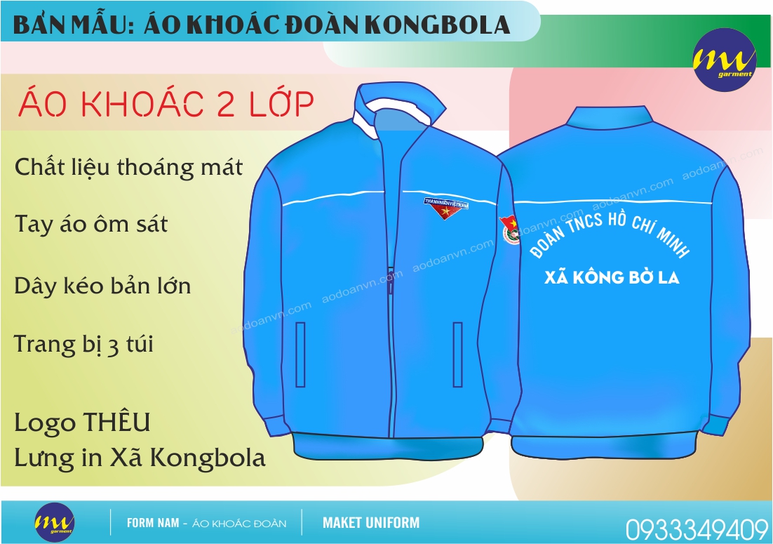 áo khoác đoàn kongbola