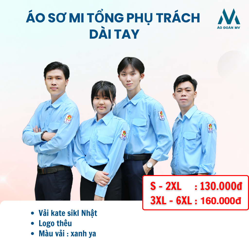 SƠ MI TỔNG PHỤC TRÁCH ĐỘI DÀI TAY 2025