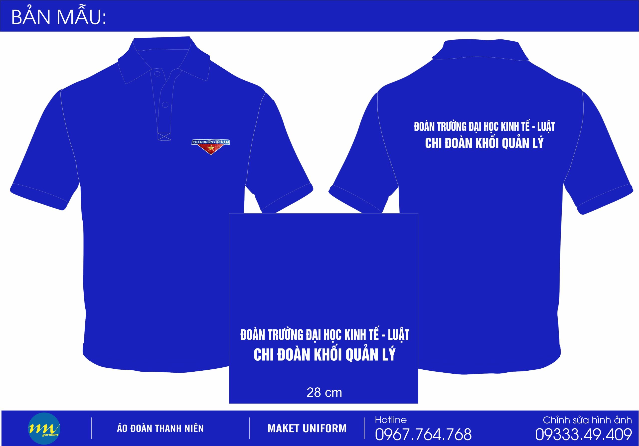 ÁO SOMI ĐOÀN ĐH KT-LUẬT