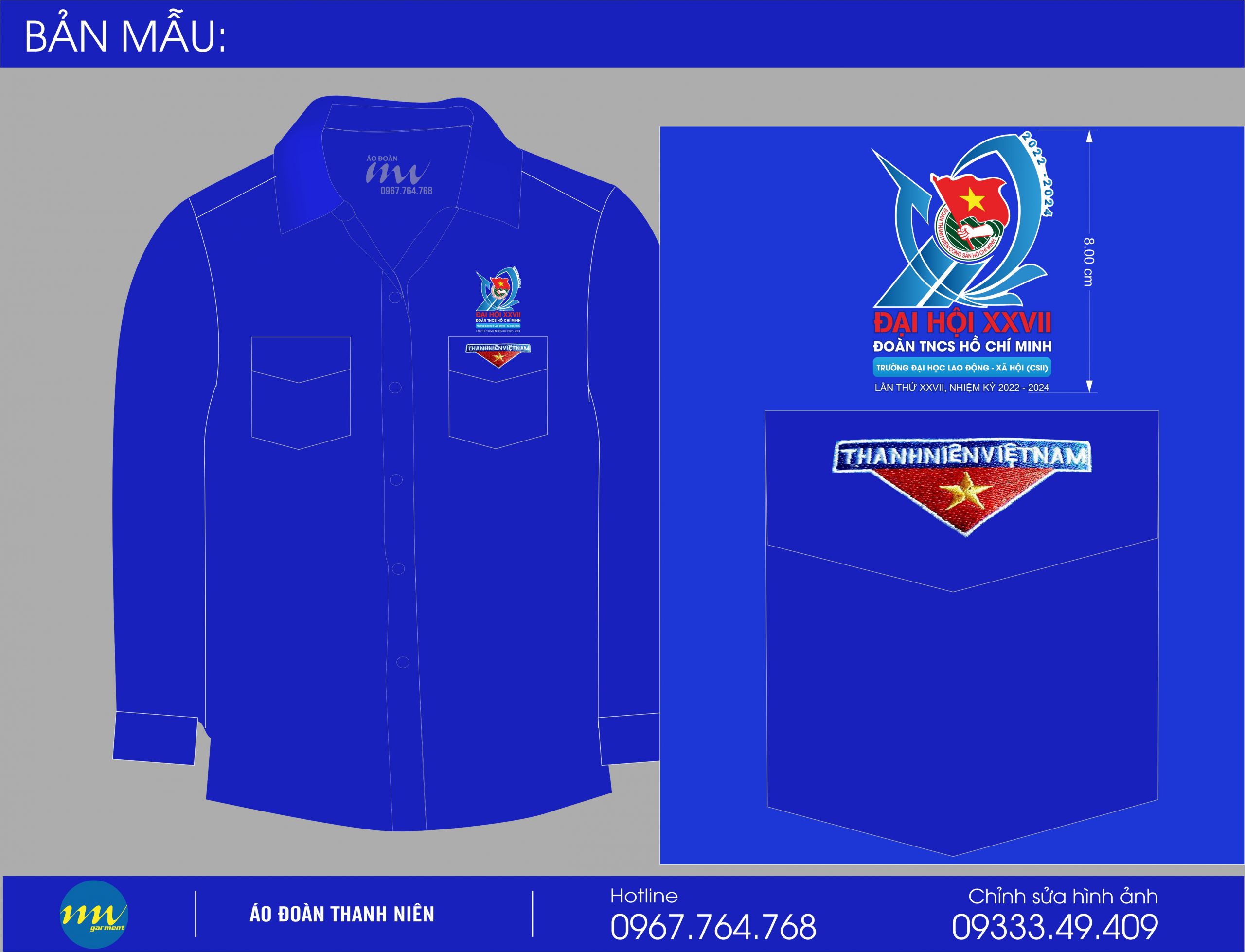 ÁO SOMI ĐOÀN TRƯỜNG ĐẠI HỌC LD-XH 2022