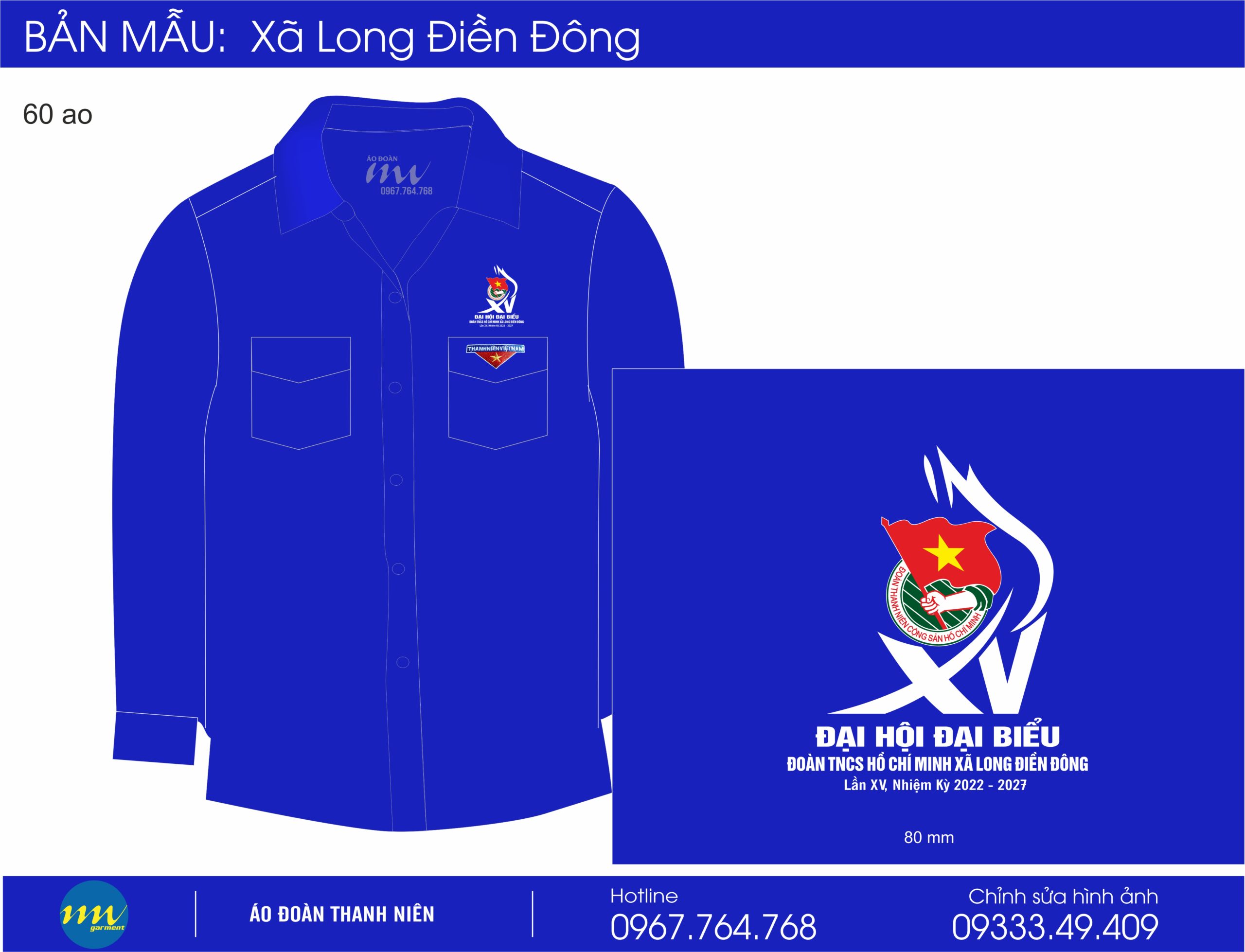 ÁO SOMI ĐOÀN XÃ LONG ĐIỀN ĐÔNG