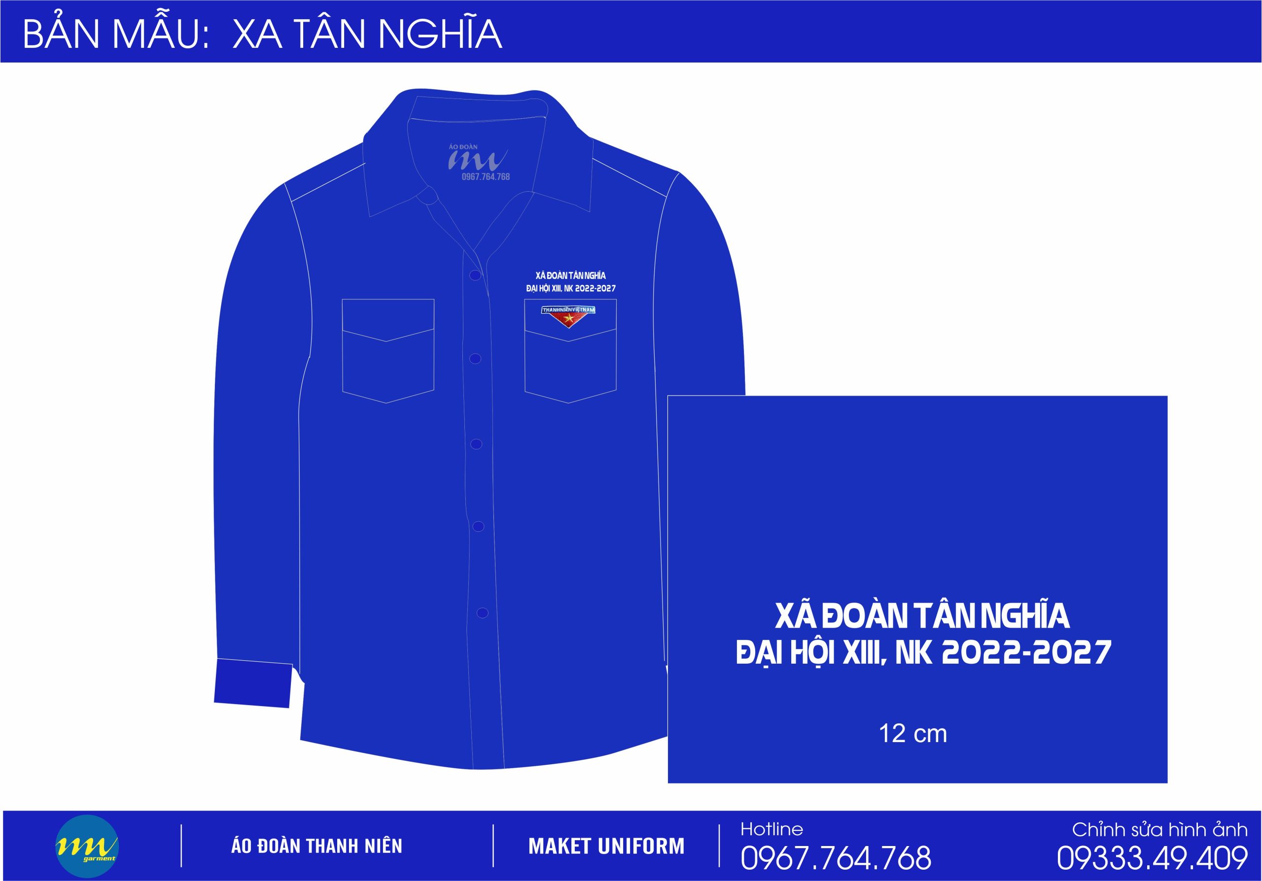 ÁO SOMI ĐOÀN XÃ TÂN NGHĨA